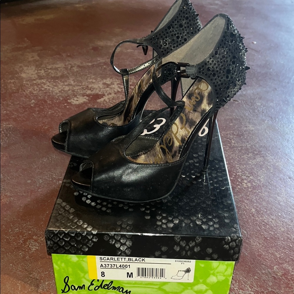 Sam Edelman Scarlett Black Women's Heels